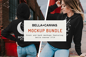 Sweatshirt Hoodie Mockup Bundle, a Hoody Mockup by Moonlit Mocks