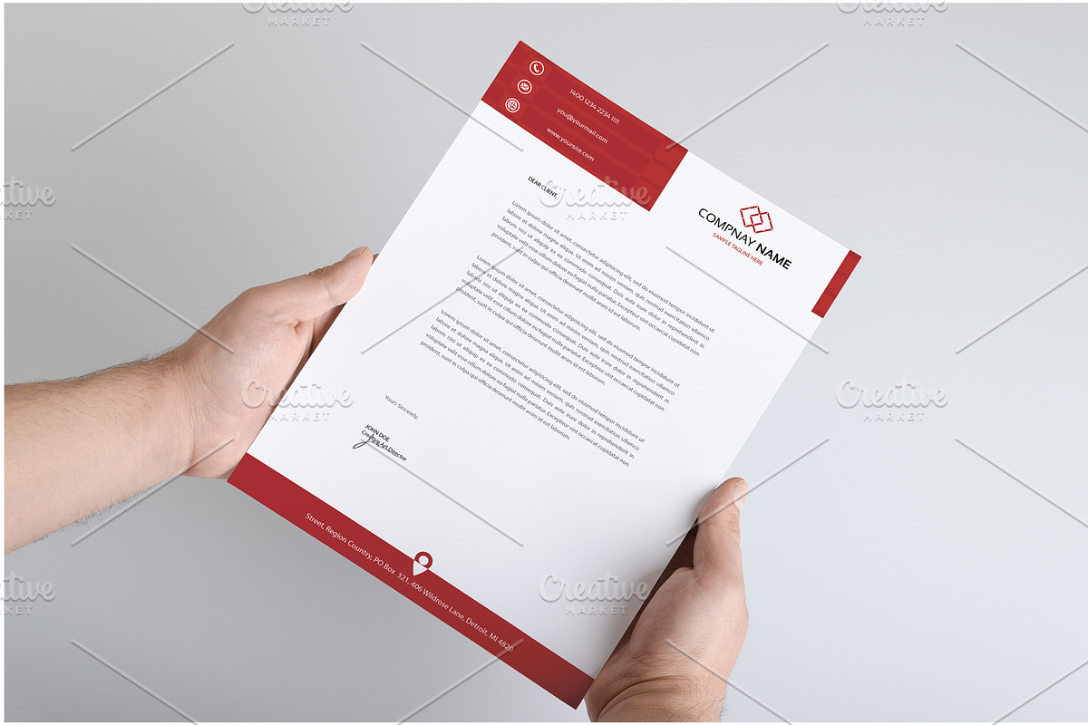 Latest Leter Head, a Stationery Template by Zia Grfx (Photo 3 of 6)