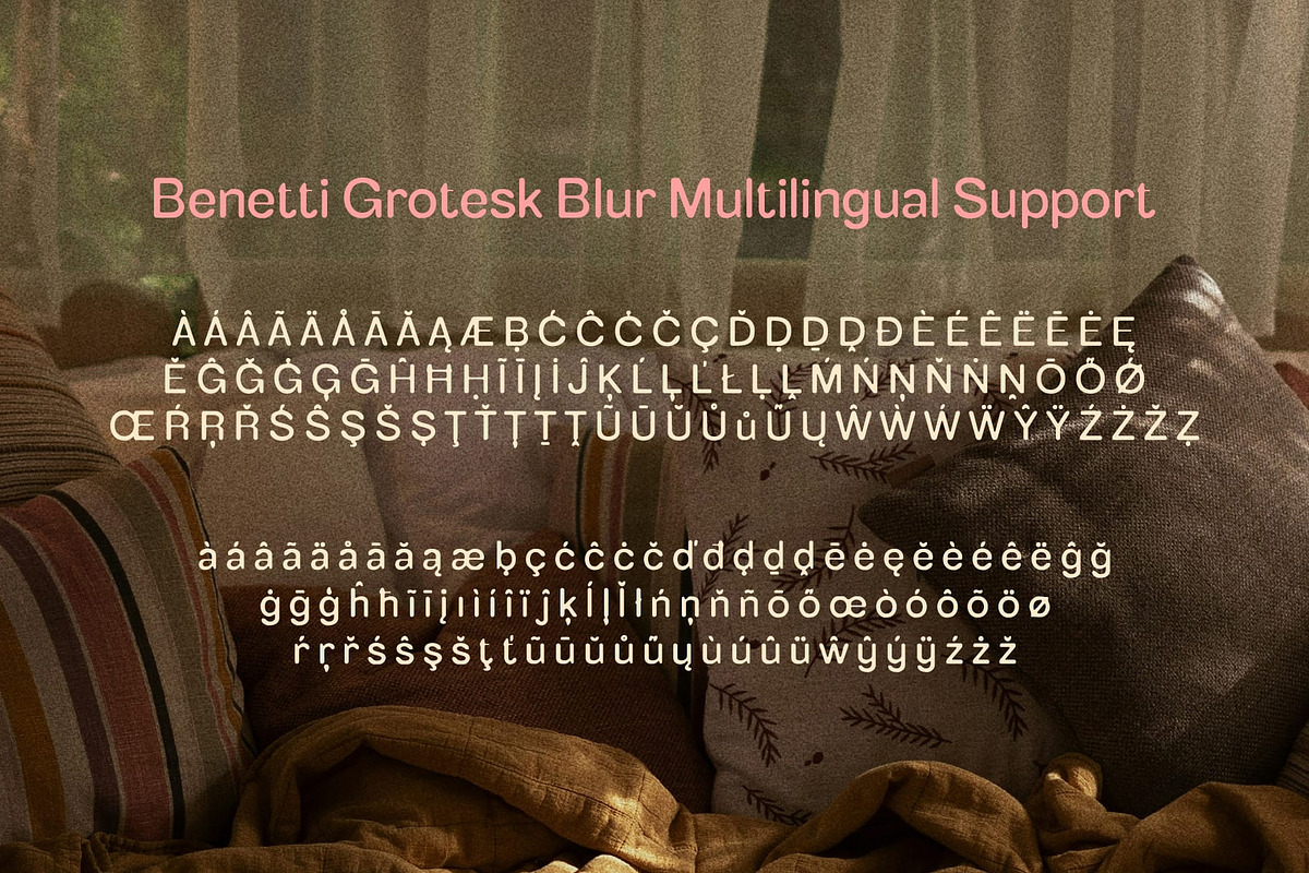 Benetti Grotesk Blur, a Sans Serif Font by Craft Supply Co. (Photo 7 of 8)