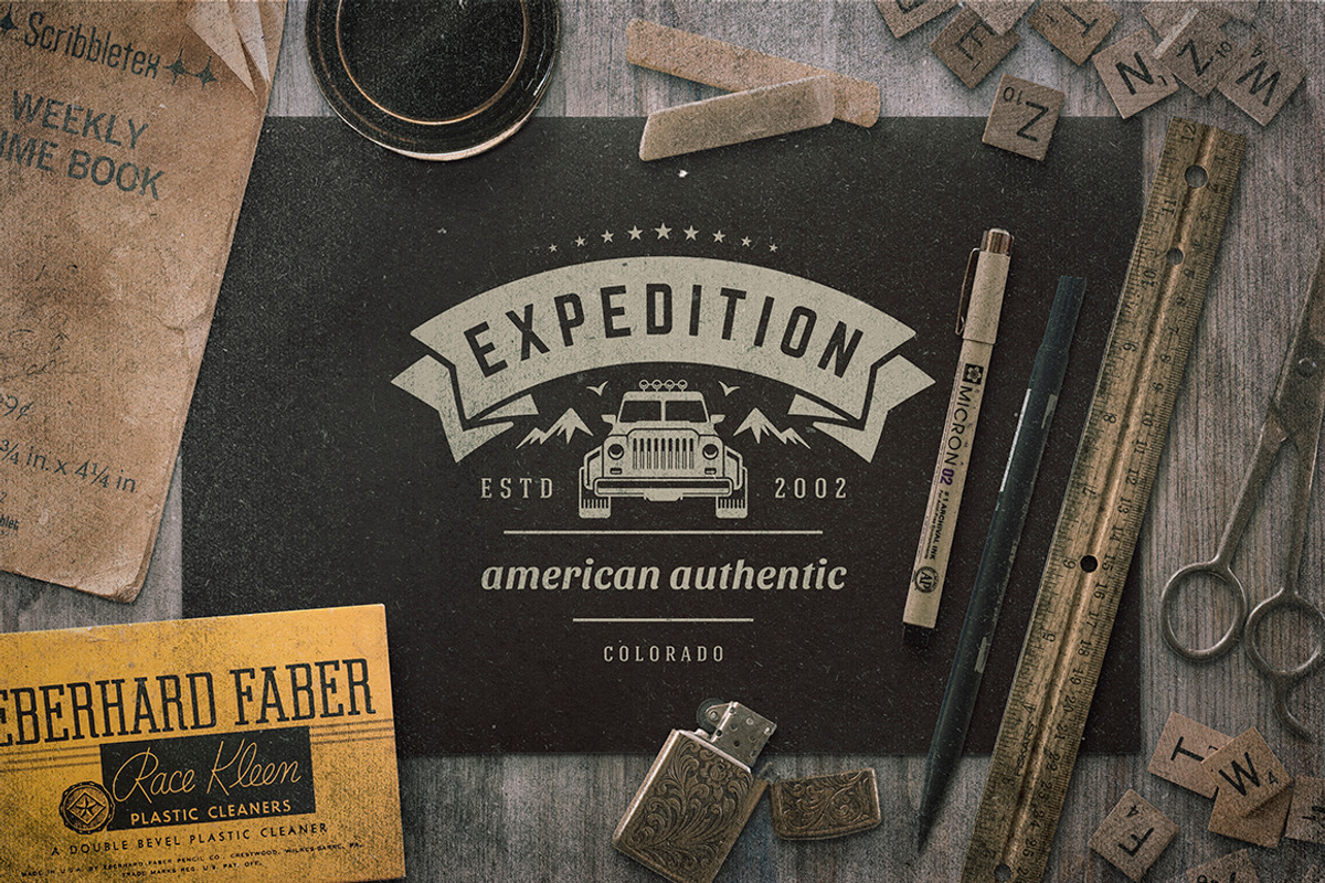 280 Outdoor logos and badges, a Branding & Logo Template by Vasya Kobelev (Photo 41 of 83)