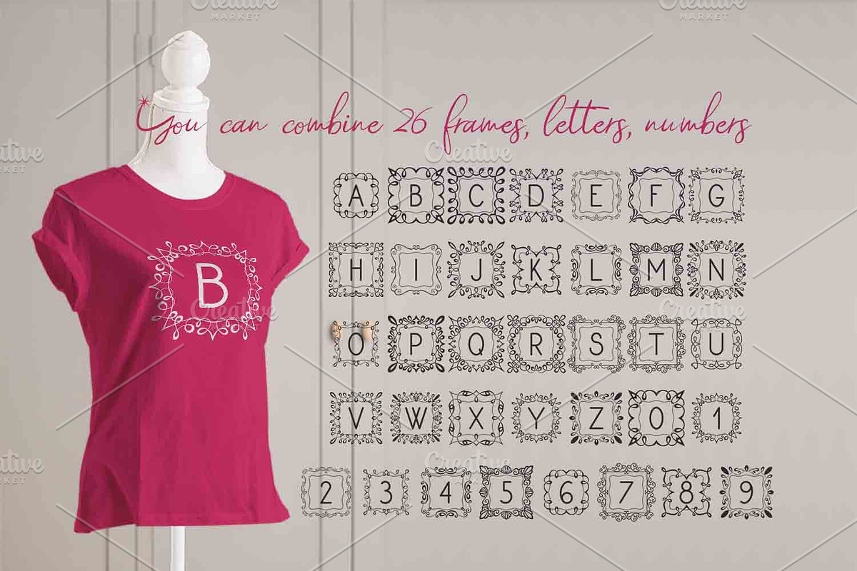 Framed monograms preview 3