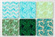 Palm Leaves | 12 Vector Patterns, a Pattern Graphic by Artem Vorotnikov (Thumbnail 5 of 6)