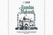 Ramadan Mubarak posts, a Social Media Template by AyyazMomin (Thumbnail 6 of 7)