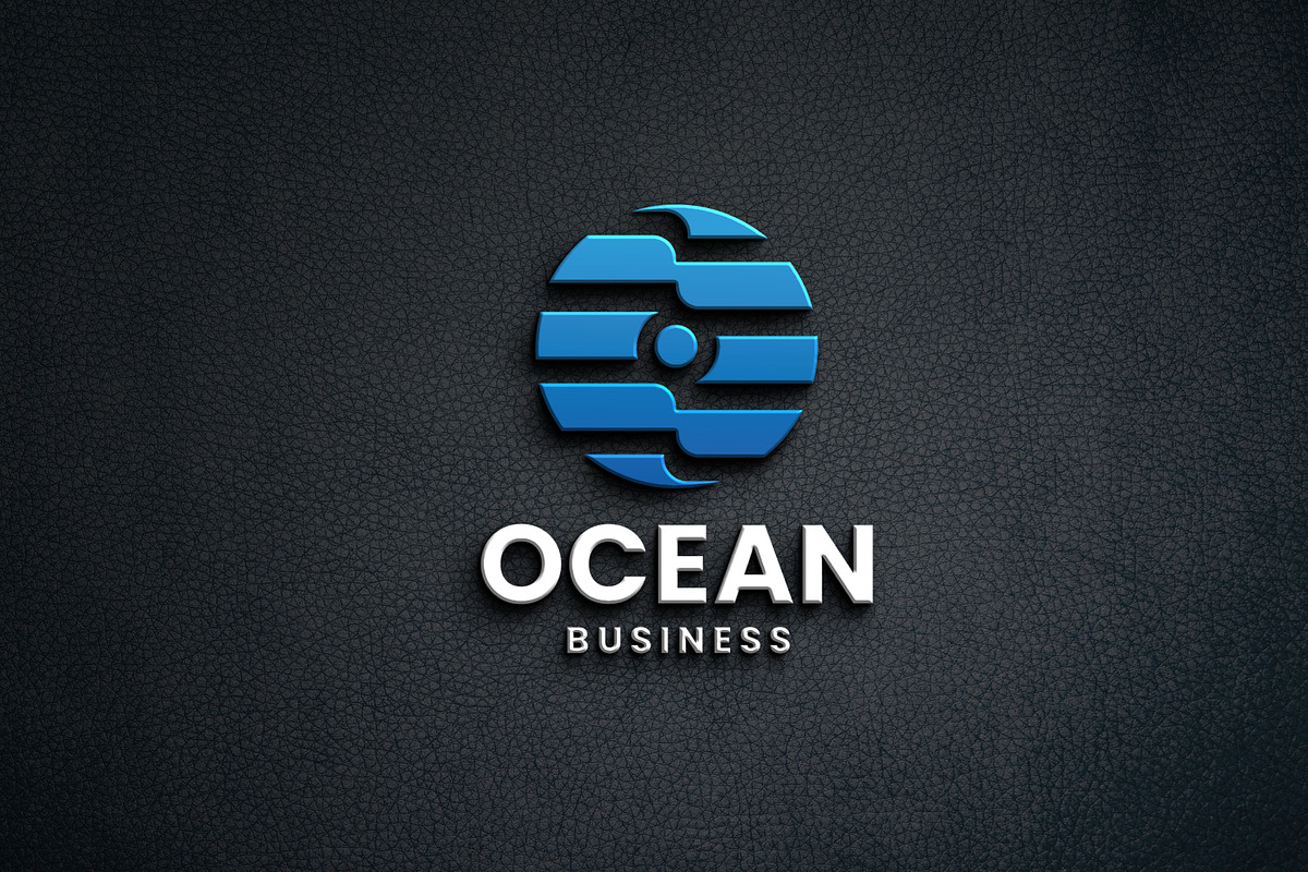 Ocean Letter O - Global Connection, a Branding & Logo Template by Design_Planet (Photo 3 of 3)