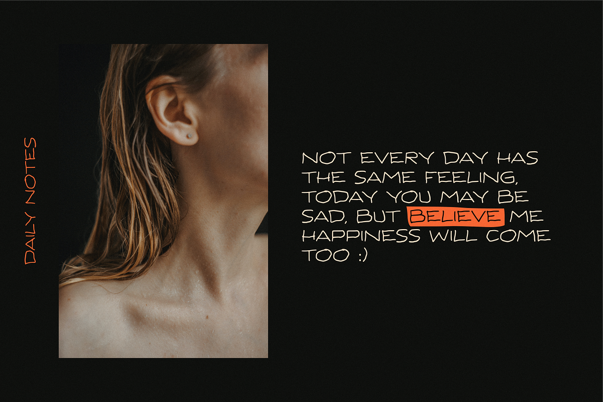 Blickmitel Handwritten Font, a Handwritten Font by 24Design Studios (Photo 3 of 7)