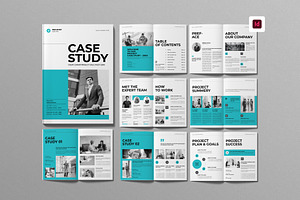 Case Study Brochure Template, a Brochure Template by Work-Envance