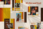 Retro Style - Instagram Pack, a Social Media Template by uyo66 (Thumbnail 2 of 6)