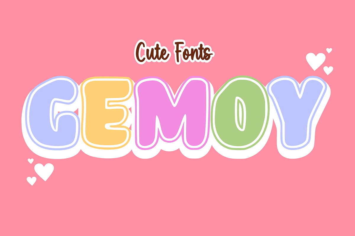 Gabby Doll - Kids Font Types, a Font by KiddoGlyphs Studio (Photo 2 of 3)