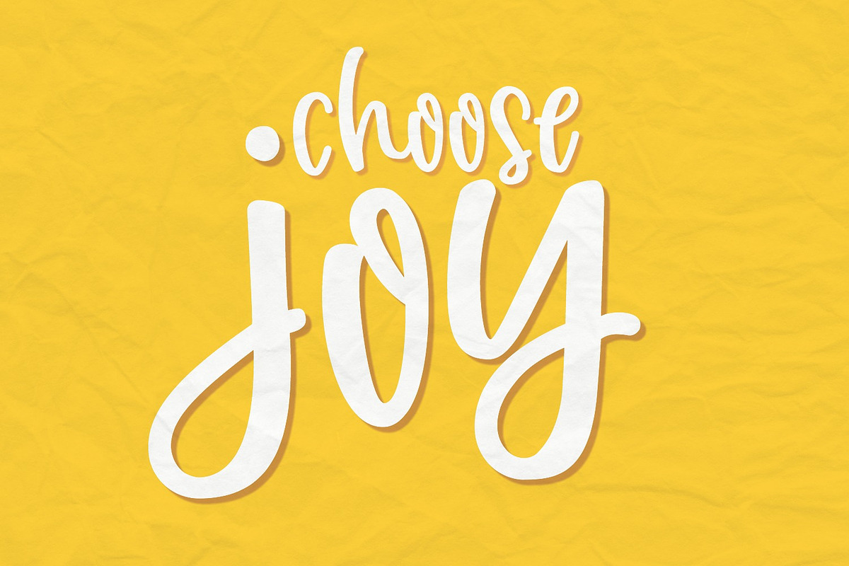 Joyfully Handwritten Font preview 2