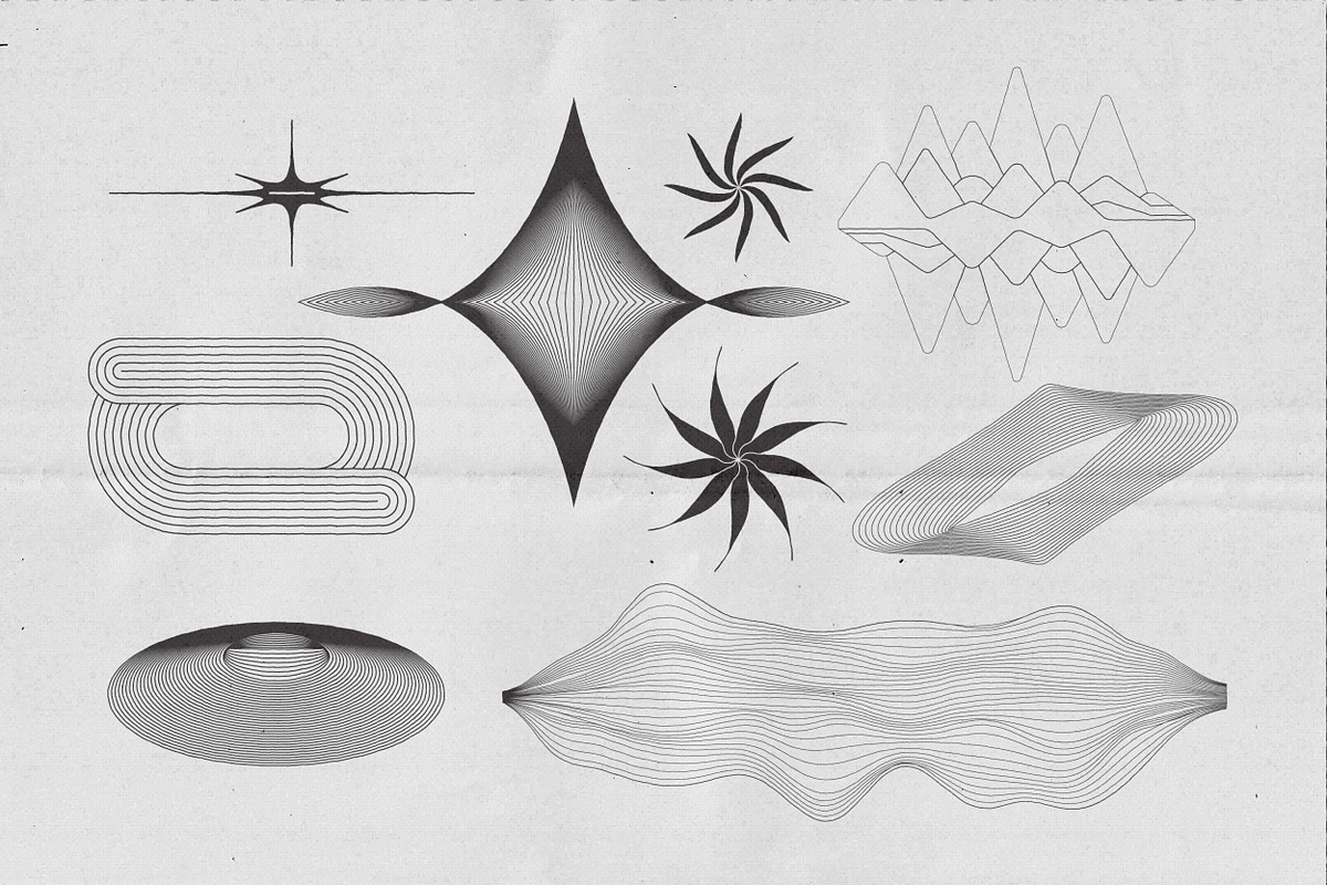 Abstract Boho Linear Vector Shapes, a Graphic by Vanzyst (Photo 21 of 24)