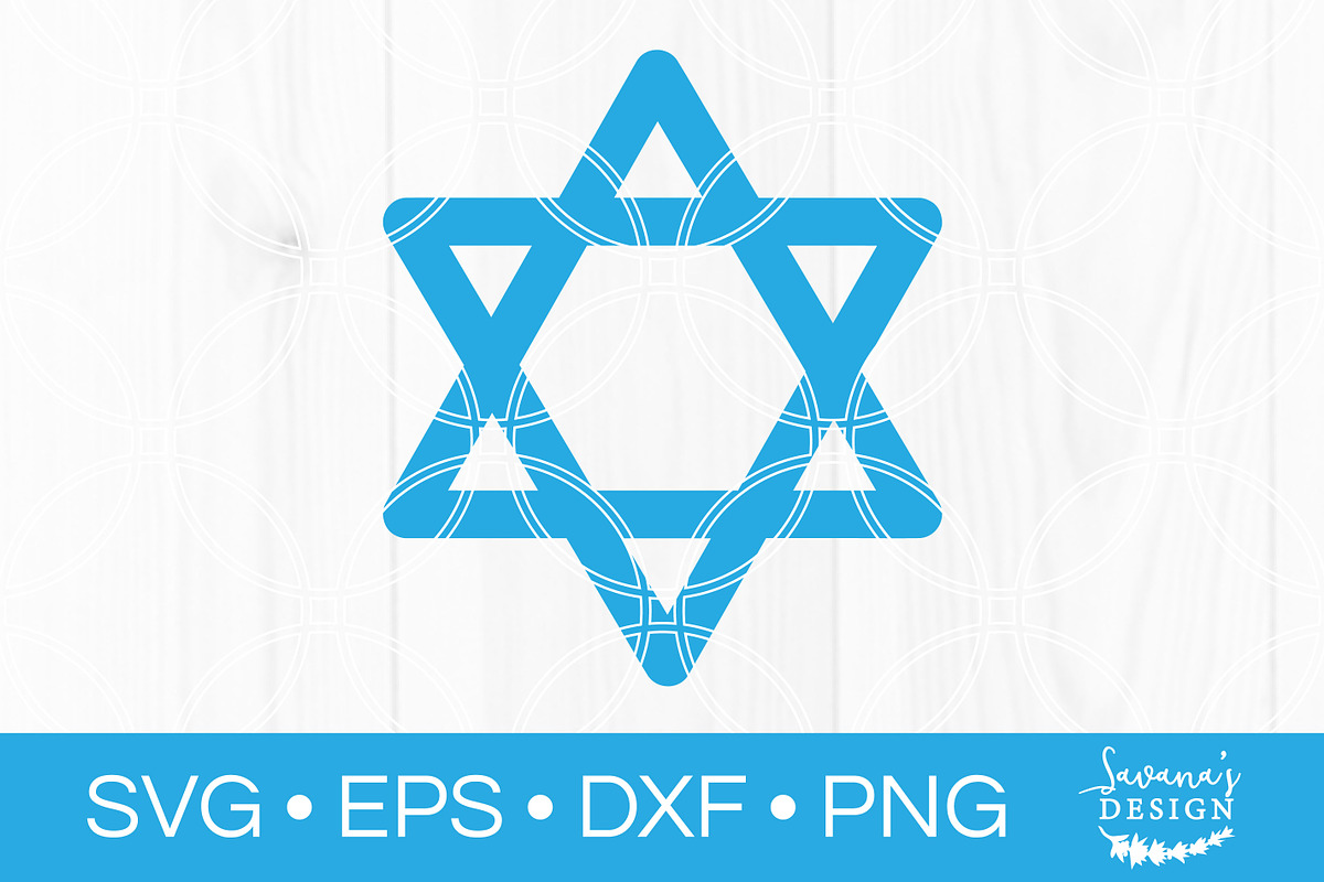 Star of David SVG Jewish SVG Israel, an Illustration by SavanasDesign (Photo 2 of 2)