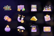 Investment & Finance 3D Icon Pack, an Object Graphic by Artnivora.Std (Thumbnail 3 of 4)