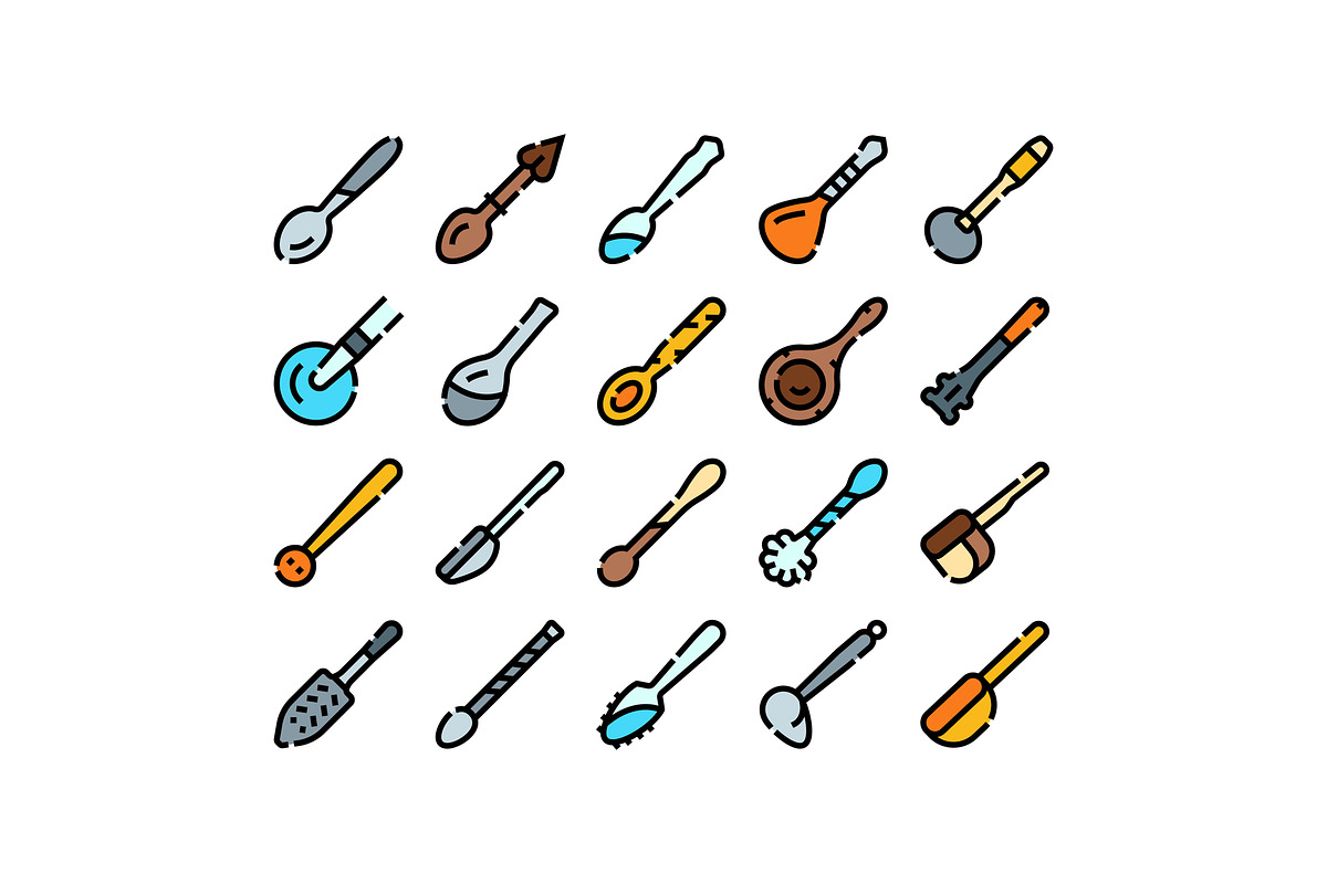 Kitchen spoons eating cooking, an Object Graphic by pikepicture (Photo 1 of 3)