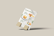 A5 Table Menu Mockup, an Advertising Mockup by ianmikraz (Thumbnail 2 of 5)