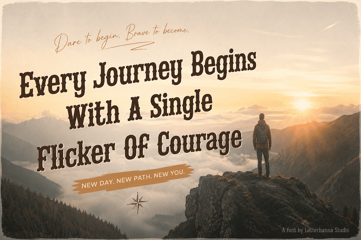 Sparkwolf: A Wanted Poster Font, a Handwritten Font by Letterhanna Studio (Photo 6 of 9)