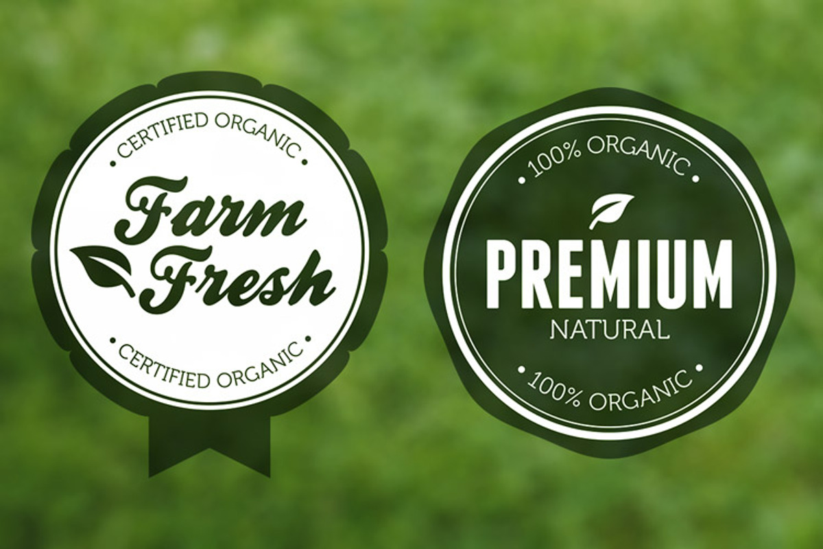 Circular "Green" Vector Badges Pack preview 3