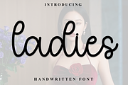 Ladies, a Handwritten Font by InermediaSTUDIO (Thumbnail 1 of 8)