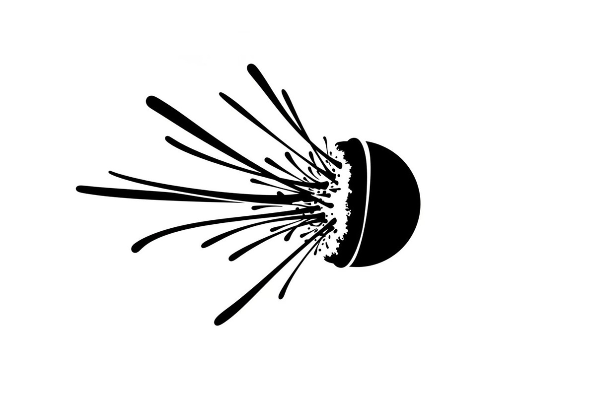 Cartoon Bomb Blast Silhouette, a Graphic by hafijul (Photo 14 of 14)