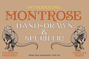 Montrose- Western Spur Serif, a Serif Font by Old Colorado Type Co. (Thumbnail 1 of 5)