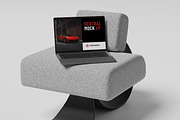 Laptop mockup, an Android Mockup by kebunmockup (Thumbnail 5 of 5)