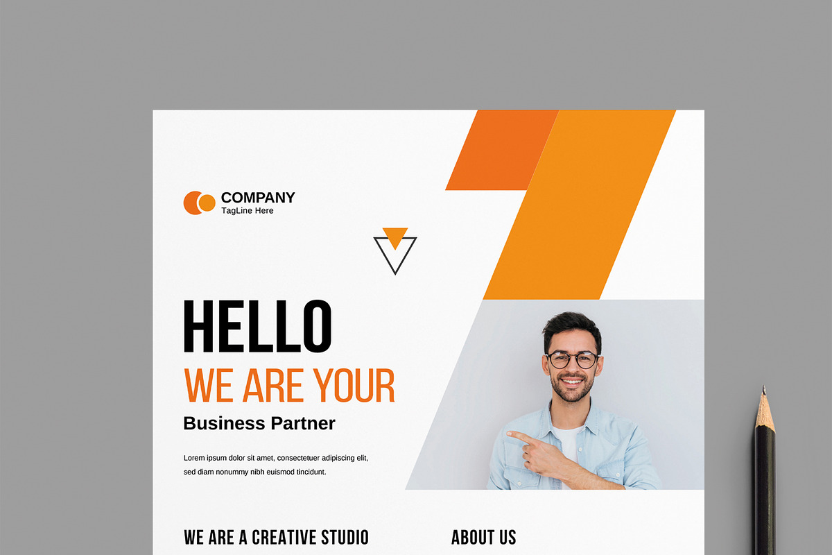 Business Flyer with Colorful Accents preview 2