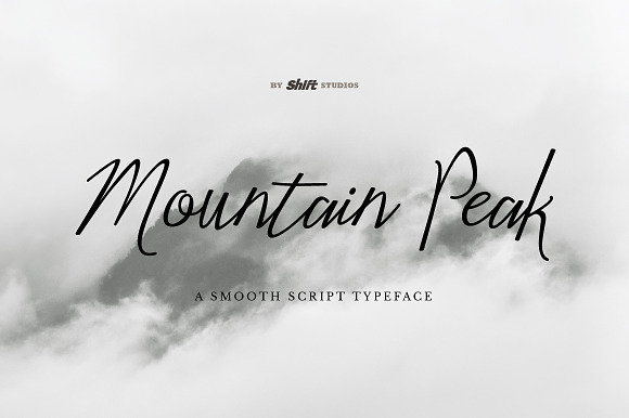 Mountain Peak Typeface preview 7