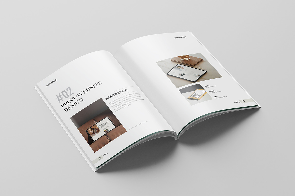 Works | Portfolio Template, a Brochure Template by Spark_Creative (Photo 10 of 15)