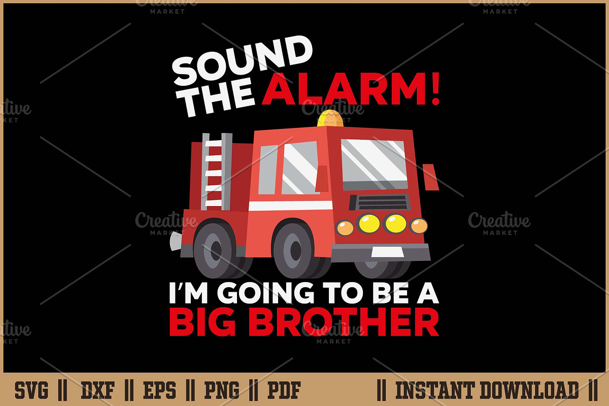 Sound The Alarm I'm Going To Be SVG, an Illustration by Handy Arts Studio (Photo 1 of 3)