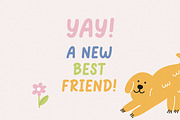 Friendly dog | Playful font, a Handwritten Font by JuliaVolkova (Thumbnail 2 of 9)