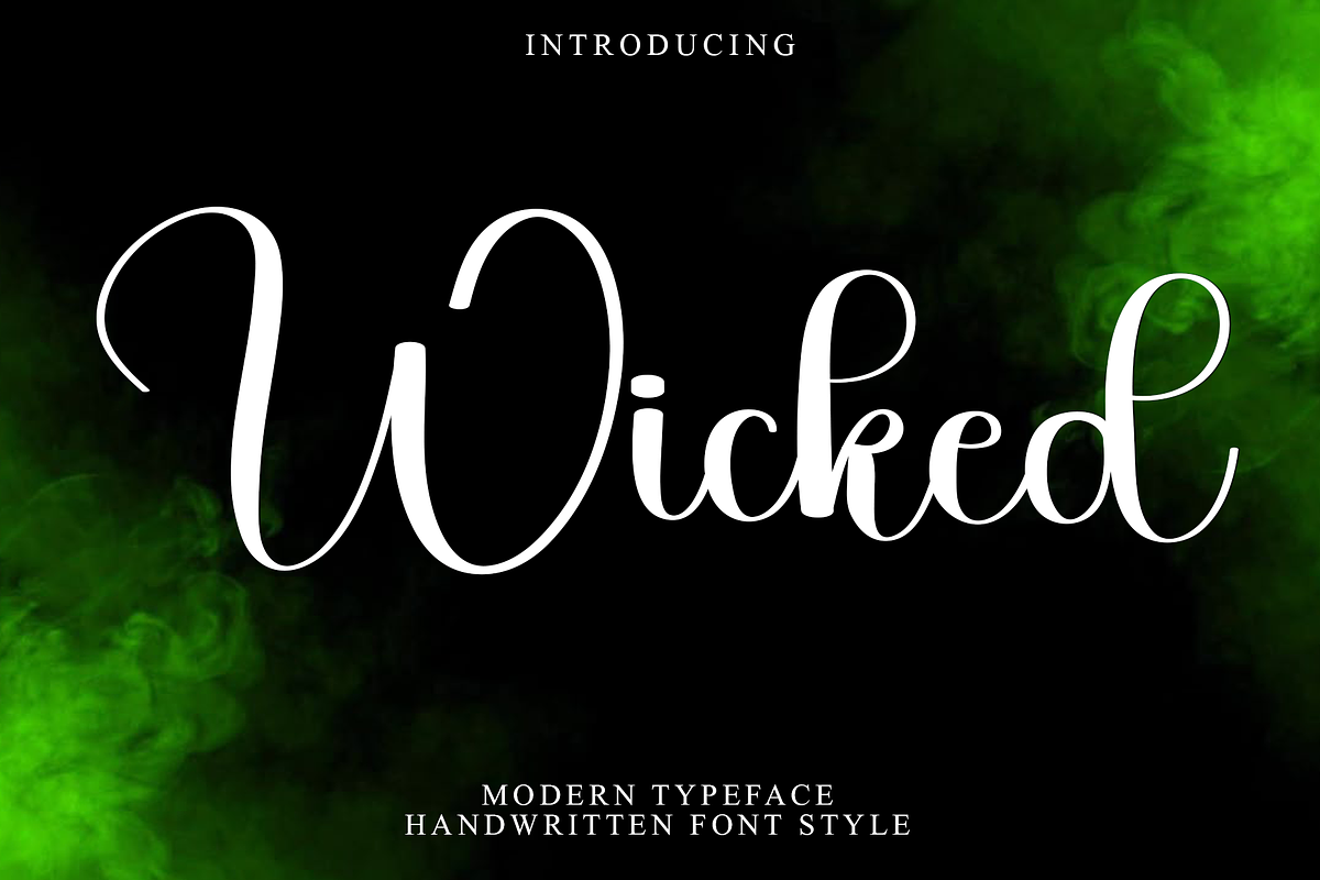 Wicked, a Handwritten Font by InermediaSTUDIO (Photo 1 of 8)