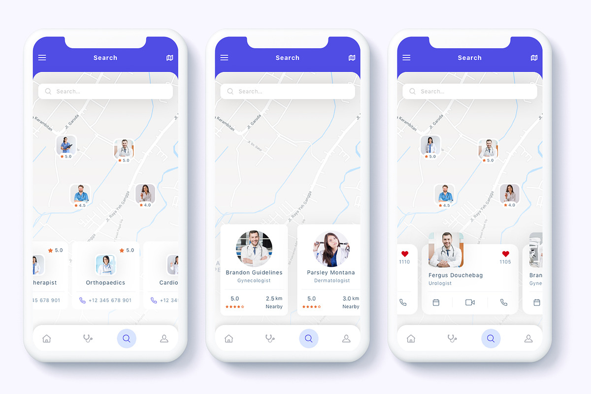 Civan - Find Doctor App UI Kit, an App Template by Betush (Photo 4 of 6)