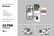 Instagram Post Mockups, an Advertising Mockup by Alhaytar (Thumbnail 1 of 4)