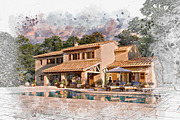 Exterior Watercolor Effect Bundle, an Action Add-On by MRI STUDIO (Thumbnail 13 of 24)