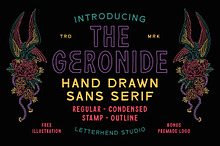 The Geronide - Hand Drawn Sans Serif