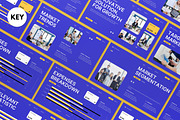 Blue Investor Pitch Deck Keynote, a Presentation Template by graphicook (Thumbnail 2 of 8)