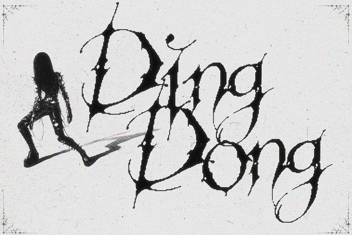 Cybersigilism Fonts, a Blackletter Font by Lilithcollageart (Photo 9 of 11)