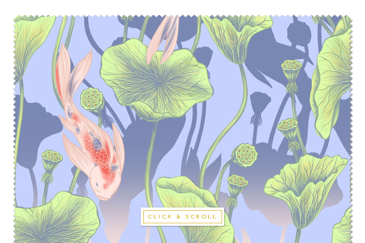 LOTUS- patterns & motifs, a Decorative Illustration by Liiafis (Photo 9 of 17)
