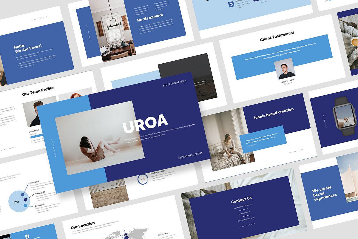 Uroa : Branding Agency Keynote, a Presentation Template by Punkl Camp (Photo 1 of 16)
