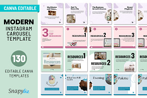 Carousel Canva Instagram Template