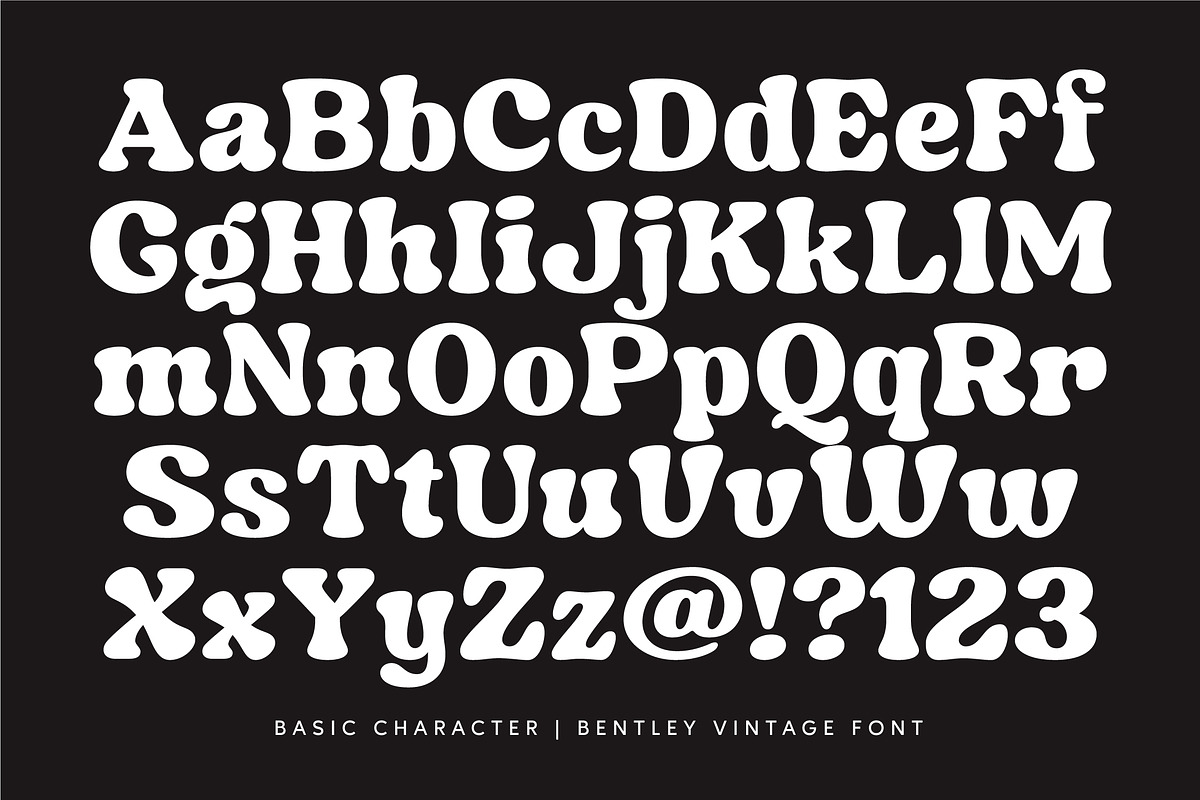 Bentley Vintage – Bold Retro Font, a Serif Font by Grezline Studio (Photo 9 of 11)