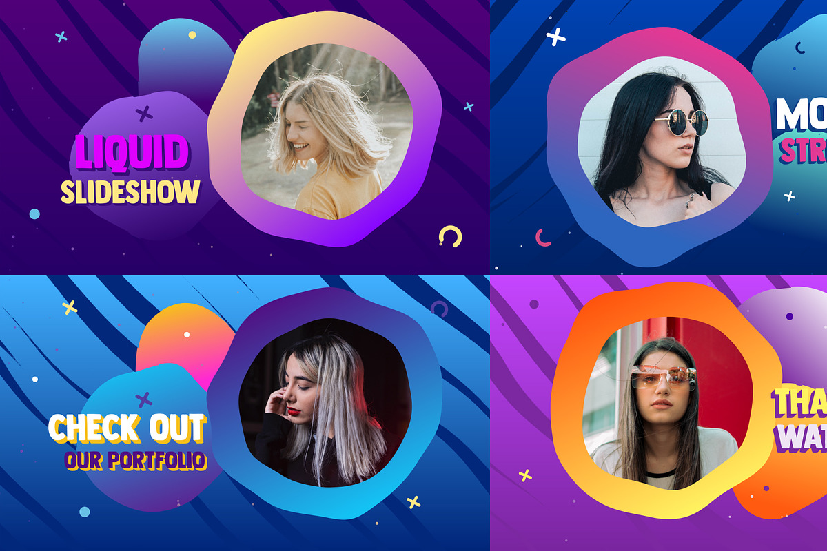 Colorful Liquid Slideshow | FCPX, a Templates & Theme by FlashFXbox (Photo 1 of 2)