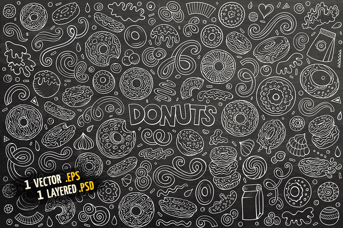 Donuts Objects & Elements Set, an Object Graphic by BALABOLKA (Photo 4 of 4)