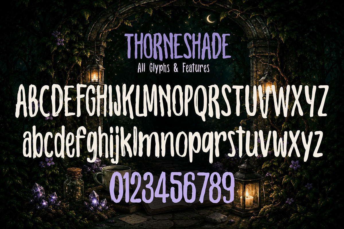 Thorn Shade, a Handwritten Font by BBtypeStudios (Photo 11 of 12)