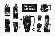 Thermos and thermo mug set, an Object Illustration by Good Studio (Thumbnail 1 of 4)