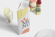 Food Menu Book Mockups, a Packaging Mockup by GfxFoundry (Thumbnail 1 of 8)