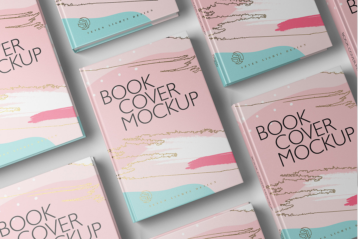 Book Cover Mockup Set, a Books & Magazine Mockup by Seven Lights (Photo 9 of 15)