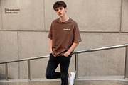 Urban Streetwear T-Shirt Mockup Set, a Shirt Mockup by RamStudio2 (Thumbnail 5 of 6)