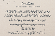 Coastline - Textured Script Font, a Script Font by Surplus Type Co (Thumbnail 3 of 6)