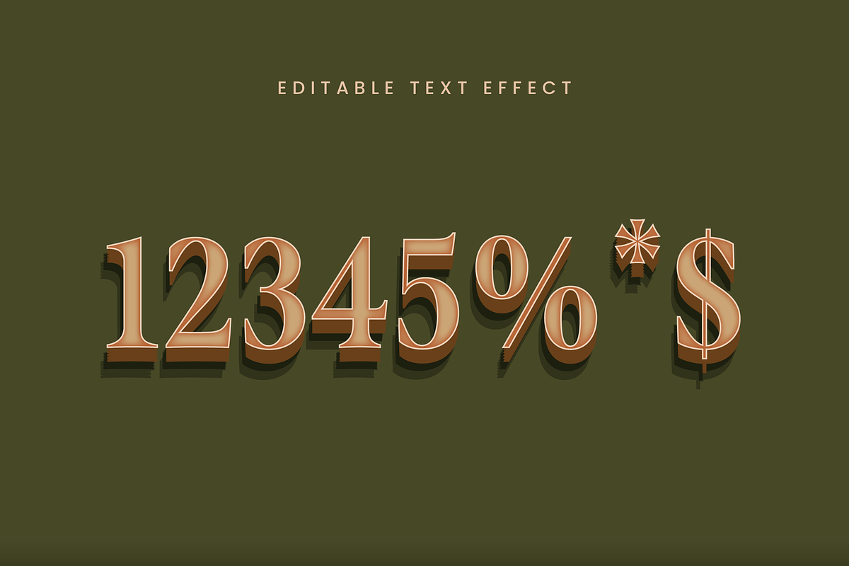 Ornamental Script Text Effect preview 2