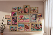Trendy & Preppy Pink Art Collection, an Illustration by PrintablesByFranklyn (Thumbnail 5 of 6)